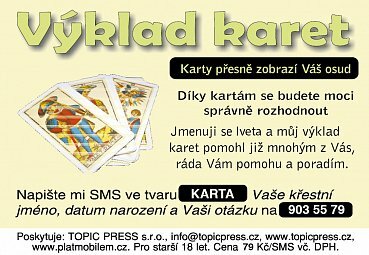 Kartářka Iveta - výklad karet